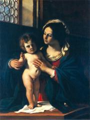 Guercino: Madonna a gyermekkel (1629.)
